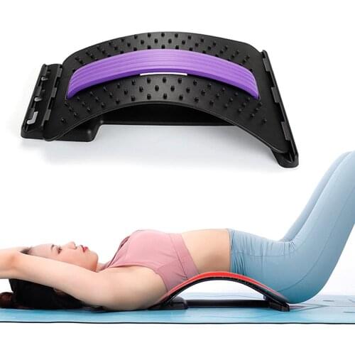Back Massage Muscle Stretcher Posture Corrector Men Women Stretch Relax Stretcher Lumbar Support Spine Pain Relief Chiropractic