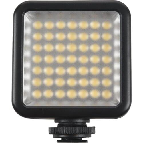 Mini DC 3V 5.5W 49 LED Video Camera Light Panel Lamp 6000K for Canon Nikon DSLR Camera Camcorder DVR DV