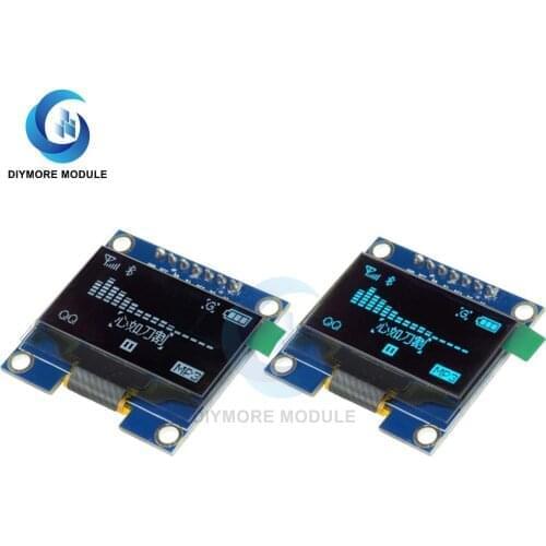 1.3 inch OLED Display Module 128*64 LCD Screen White/Blue Color 7 Pin IIC I2C Interface SH1106 Driver Controller For Arduino