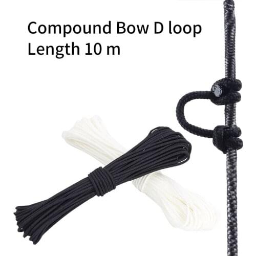Outdoor hunting Durable Bowstring Release compond Bow D-LOOP archery arrow nock ring fittings for