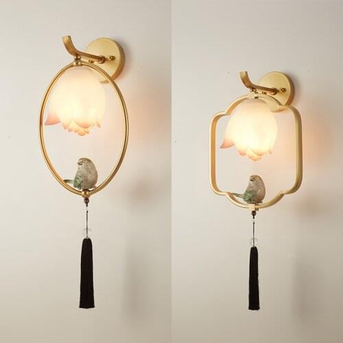Modern Room Bird Wall Lamp Personalities Balcony Aisle Corridors Light Fixtures Restaurant Parlor Study Cafe Led Bracket Light