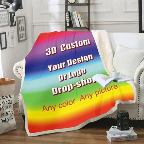 Newest 3D DIY customer design Character Chucky Blanket Gothic Sherpa Fleece Wearable Throw Blanket Microfiber Bedding