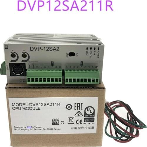 New Original Programmable Controller PLC Module DC24V 8 DI 4 DO Relay DVP12SA211R