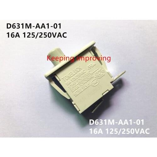 Original new 100% D631M-AA1-01 refrigerator switch button 16A 125/250VAC