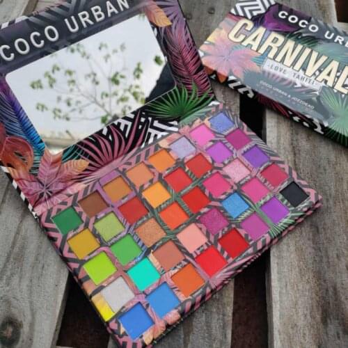 Coco Urban Eyeshadow Palette 40 Colors Glitter Eye Shadow Shimmer Matte Lasting Eyes Makeup Powder Cosmetics Maquillaje TSLM1