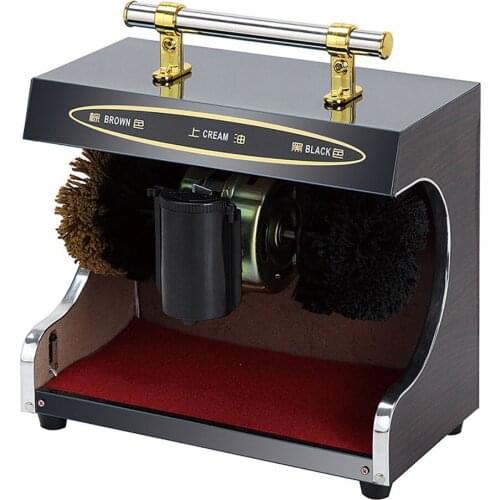 Fully Automatic Induction Shoe Polisher For Hotel Public Electric Leather Shoes Titanium Dust Removal