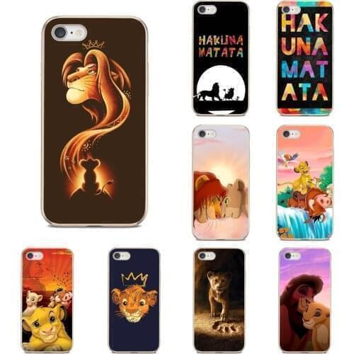 TPU Transparent Shell Covers The lion king Cartoon For HTC U11 U12 One M7 M8 M9 M10 A9 X9 E9 Plus Desire 530 626 628 630 816 820