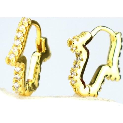 Hamsa hand earrings fashion jewelry, ladies retro hollow earrings, retro design, cubic zirconia ear rings