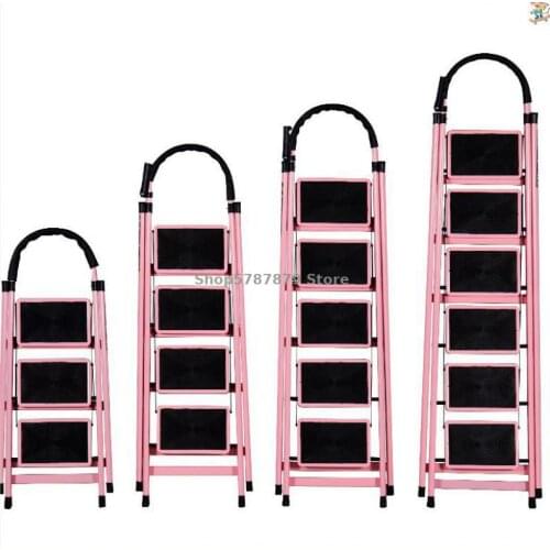 Ladder Household Folding Two Or Three Step Ladder Stool Flower Rack Indoor Dual-purpose Multi-functional Ladder Stool High Stool