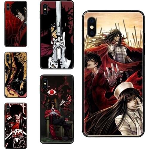 Special Anime Alucard Hellsing For Galaxy Note 4 8 9 10 20 Plus Pro J6 J7 J8 M30s M80s Ultra 2016 2017 2018 Black Soft TPU Cell