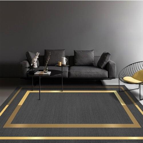 Solid Color Carpet Tea Table Nordic Family Home Sofa Bed Blanket Large Area Prevent Skid Adornment Mat