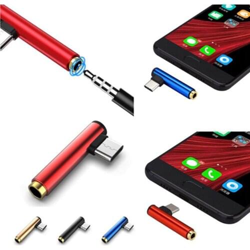 1pc Aluminium Alloy USB Type C Male To 3.5mm Jack Female Earphone Jack Adapter Headphone Converter For Note3 Mate 10
