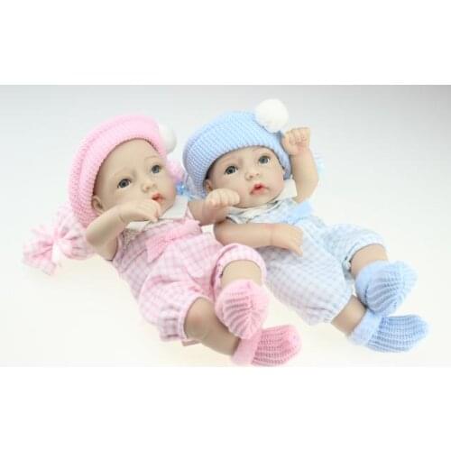 12 Inch Life Like Alive Baby Dolls Little Newborn Twins Real Life Newborn Baby Dolls Children Birthday Gift