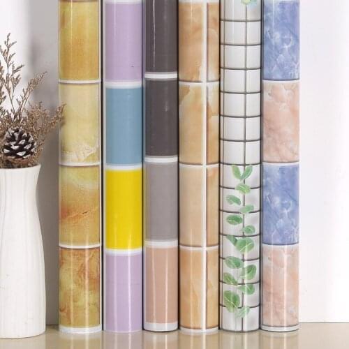 Beibehang Thick PVC self-adhesive kitchen oil-proof transparent high temperature waterproof paste cabinet stove wall sticker