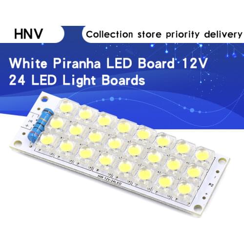 White Piranha LED Board 24 LEDs Light Panel USB Lamp Energy Saving LED Panel Super Bright 12V