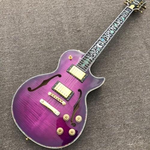 Free delivery, rosewood fingerboard, abalone flower inlaid fingerboard Electric guitar , high quality electric guitar