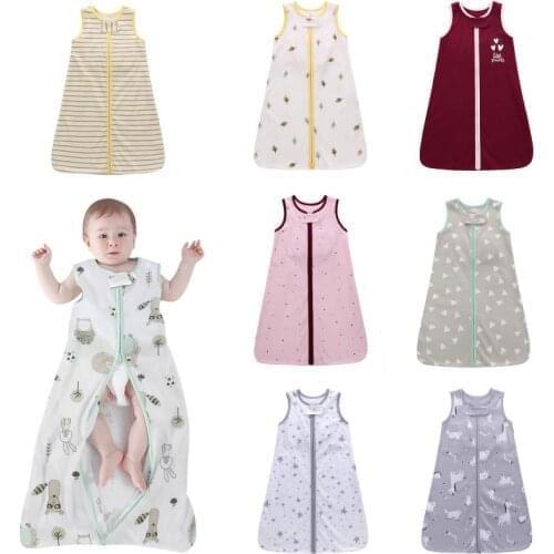 0-2 Years Cotton Babi infant Sleepsack Detachable Sleeve Boys Sleep Sack Girls Baby Kids Childrens Envelope Baby Sleeping Bags