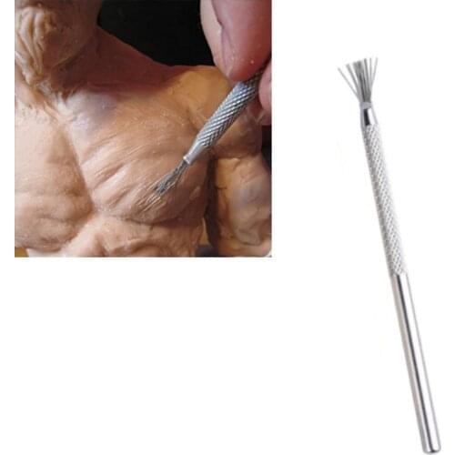 DIY Tools For Clay & Pottery Sculpture Feather Texture Brush CLH@8