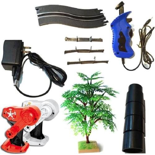 Electric Railway Track Racing Toy Accessories RC Autorama Circuit Voiture Profissional Slot Car Auto Race Track Accessories Toys