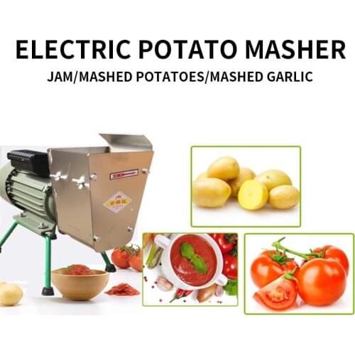 Electric mashed potato grinder 750W tomato paste garlic grinder Ginger juice squeezing machine Stainless steel grinder