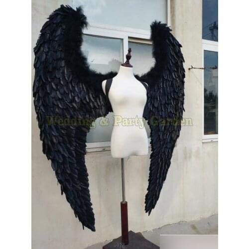 Cosplay black or white angel wing props catwalk show props festival Angel Feather wing underwear catwalk