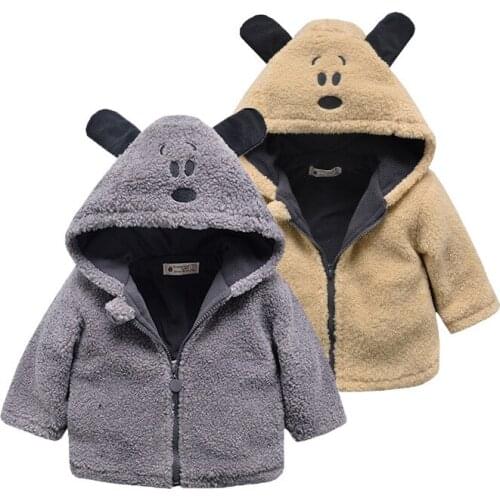 New Baby Infant Jacket Boys Hooded Winter Coats 6M-3 Old Newborn Autmumn Winter 9BA007