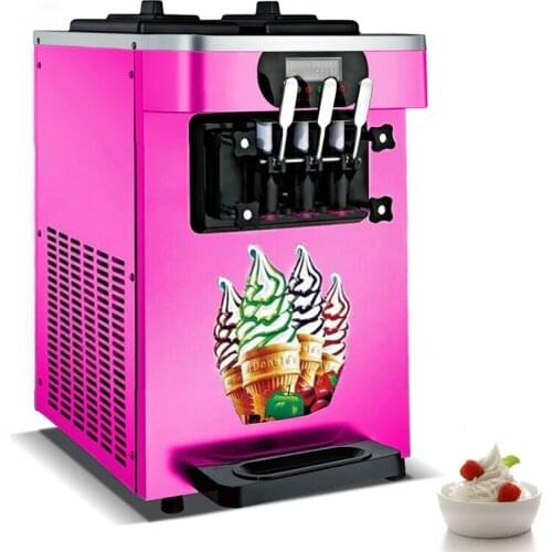 Desktop Soft Ice Cream Machine Commercial Ice Cream Makers Fully Automatic