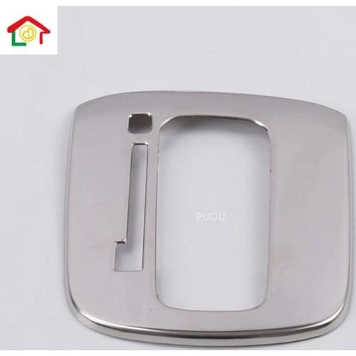 Stainless Steel Car Gear Panel Frame Trims for Kia K3 2016 2017 2018 2019 2020 Interior Mouldings Accessories