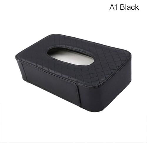 New Car Tissue Boxes Sun Visor Back Seat Headrest Hanging Tissue CaseOffice Auto Clip-on Buckle Strap Napkin Container Auto