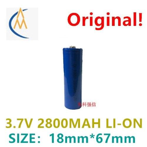 New genuine 3.7V polymer lithium rechargeable battery 18650 2800mah flashlight equipment pointed fishing toy equipment machine