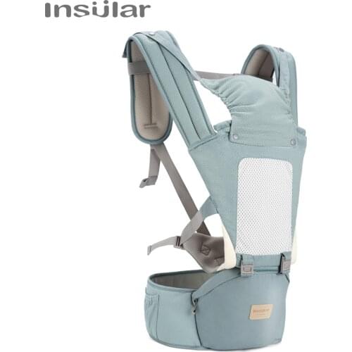 Insular Baby Carrier Front Facing Hipseat Kangaroo Ergonomic Baby Sling Carriers for Newborn Toddler Kids Loading Bear 20Kg