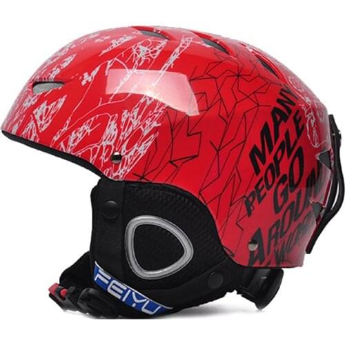 Outdoor Ski Helmet Safety Skiing Helmet Integrally-molded Skiing Snowboard Roller skate Helmet Cycling Camping Helmet for kids