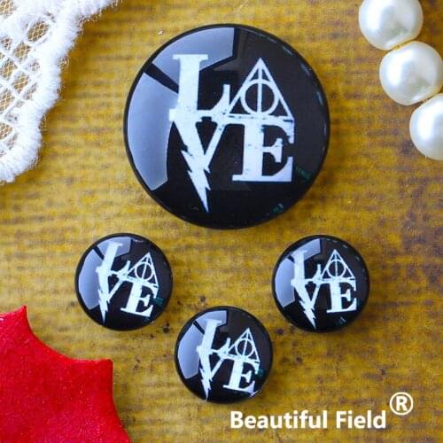 12mm 25mm 14mm 16mm 18mm 20mm Photo Glass Cabochons Round Cameo Set Handmade Settings Stone Magic RRJ088