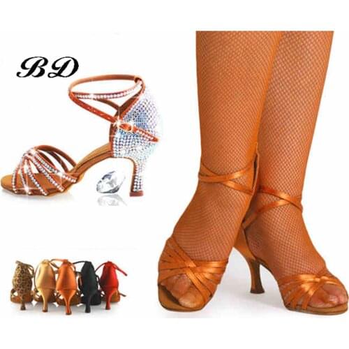 2019 BLACK TOP Sneakers Dance Shoes Ballroom Women Latin shoes High cost performance Dancing Shoe Cowhide Sole BD 211 Clearanc