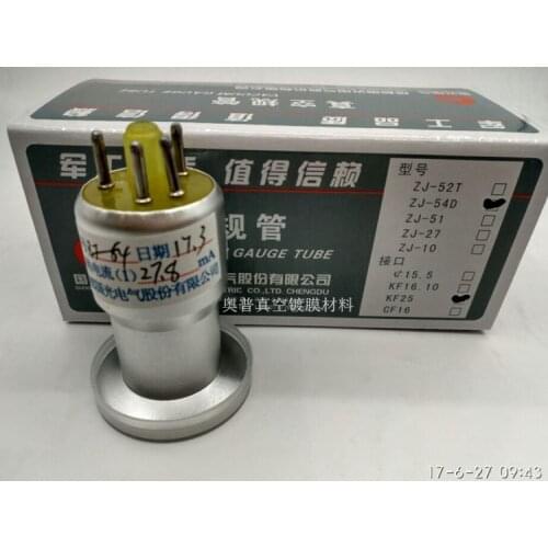 ZJ-54D KF25 ZJ-52KF25 Flange Interface Metal Vacuum Gauge Thermocouple Gauge