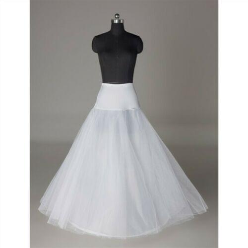 1-Hoop A Line Wedding Dress Ball Gown Bridal Petticoat Slips Underskirt 2022