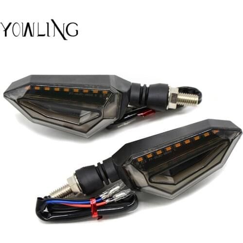1 Pair Amber Light Universal 12 LED Motorcycle Turn Signal Indicators Lights/Lamp for YAMAHA MT07 MT-09 mt 09 07 FZ-09 MT09 MT10