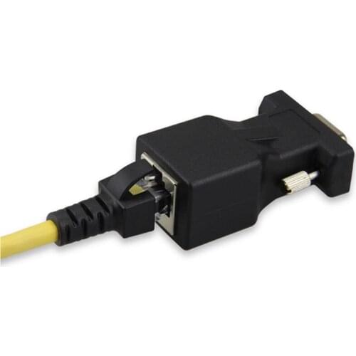 10pcs DB15 VGA Female to RJ45 Female Extender Connector CAT5 5e Network Cable Adapter