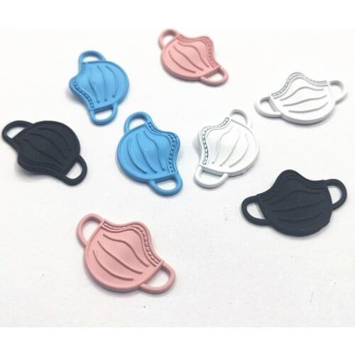 10Pcs/Lot Fashion Jewelry 14x23mm Mask Shape Charm For Jewelry Making Fashion Earring Pendant Bracelet And Necklace Charms