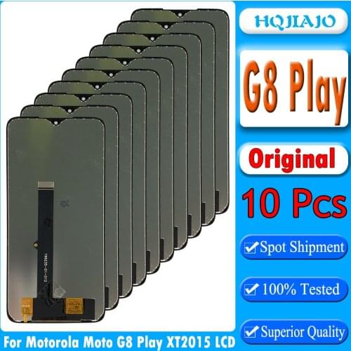 10 PCS For moto g8 play G8 plus G8 Power LCD Display Touch Screen XT2019 xt2015 Digiziter Assembly For Motorola G8Play G8 plus