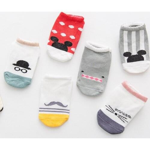 2021 cartoon elf floor socks han edition baby infants baby socks silicone antiskid stealth ship socks