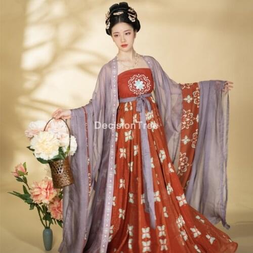 2021 fairy costume dance stage hanfu chinese traditional ancient dress women princess dress stage performance ancient costume