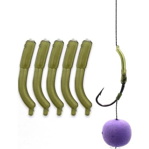 30PCS Carp Fishing Accessories Anti Tangle Sleeves For Carp Fishing Hook Aligner Heli Carp Rig Connector Line Aligner Tackle