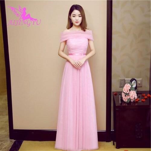AIJINGYU 2021 2020 sexy bridesmaid dress wedding guest formal dresses BN532