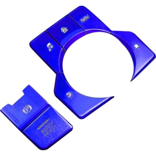 Car Electronic Handbrake Multimedia Button Cover Frame Trim for Mazda 3 Axela CX5 6 2014+ Center Console Button Sticker