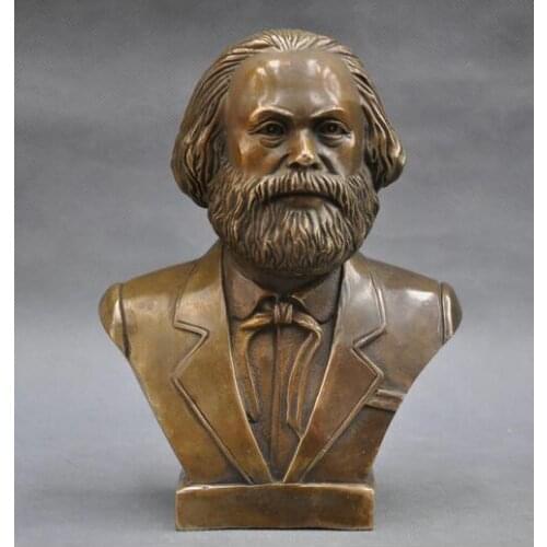 Bust Bronze Statue | great German Communist, Carl Marx