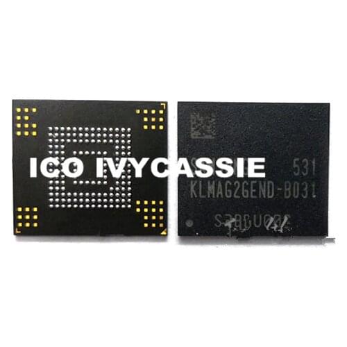 KLMAG2GEND-B031 eMMC 16GB NAND Flash Memory IC Chip BGA153 Used 100% Tested Good