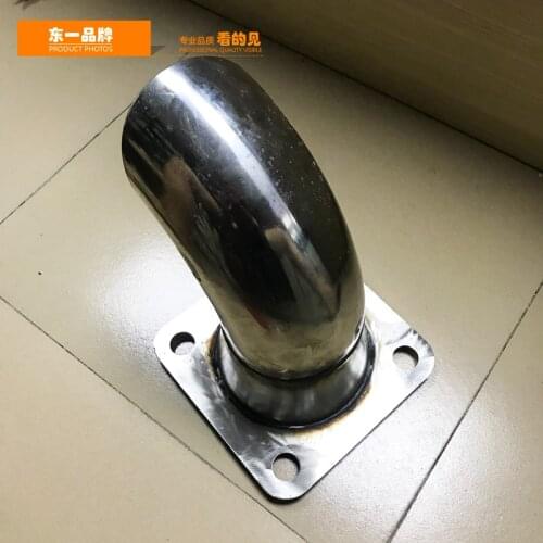 Excavator Komatsu PC300/360-7 stainless steel muffler smoke outlet pipe exhaust pipe smoke through elbow fittings