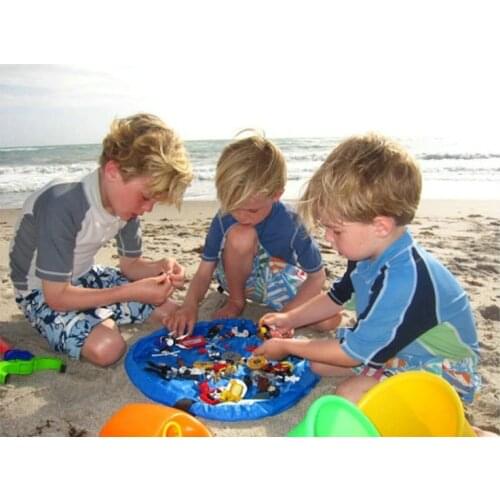 45cm Small Kids Play Mat Waterproof Play Mat Multifunctional Toy Storage Bag Children Play Carpet