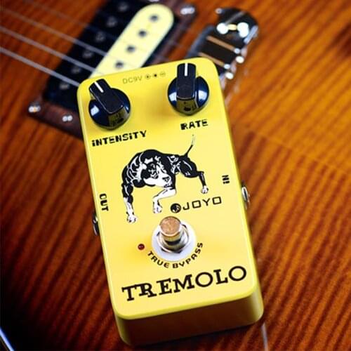 JOYO JF-09 Mini Guitar Pedal Tremolo Effect Station for Electric Guitar Tremolo of Classic Tube Amplier Simulator True Bypass